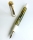 Stilou Souveran M400, penita M aur 14K, accesorii placate cu aur, alb-verde, Pelikan