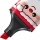 Textmarker Stabilo Boss mini Frosty Friends Christmas, 5 culori/blister