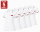 Pachet 5 tricouri polo, personalizare inclusa, JRC Aosta, Femei, marimi la alegere, alb