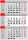 Calendar triptic doua culori, 33 x 48 cm, 12 file, 2027