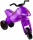 Motocicleta fara pedale, mov