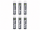 Vopsele speciala Easyline Edge, 6 buc, alb