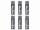 Vopsele speciale Easyline Edge, 6 buc, gri