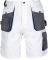 Pantaloni scurti de lucru Kastor Stenso, alb marimea 46