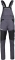 Pantaloni pieptar EOS Stretch Stenso, gri deschis/gri inchis marimea 54