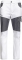 Pantaloni talie EOS Stretch Stenso, alb/gri marimea 42