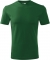 Tricou cu gat rotund, unisex, verde sticla, Malfini marimea S