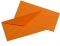 Plic DL color gumat 110 x 220 mm 80 g/mp 10 buc/set, Romkuvert portocaliu