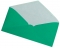 Plic DL color gumat 110 x 220 mm 80 g/mp 10 buc/set, Romkuvert verde