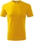 Tricou cu gat rotund, 200 g/m2, unisex, galben, Malfini marimea L