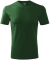 Tricou cu gat rotund, 200 g/m2, unisex, verde, Malfini marimea 2XL
