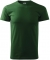 Tricou cu gat rotund, pentru barbati, verde, Malfini marimea M