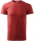 Tricou cu gat rotund,160 g/m2, pentru barbati, rosu bordo, Malfini marimea 2XL