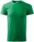 Tricou cu gat rotund, pentru barbati, verde mediu, Malfini marimea L