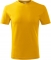 Tricou copii, classic new, galben, Malfini marimea 110 cm