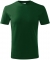 Tricou classic new, copii, verde sticla, Malfini marimea 110 cm
