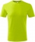 Tricou classic new, copii, lime, Malfini marimea 110 cm
