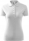 Tricou piqué polo, 200 g/m2, pentru femei, alb, Malfini marimea L