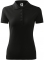 Tricou pique polo, 200 g/m2, pentru femei, negru, Malfini marimea M