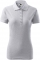 Tricou pique polo, pentru femei, gri deschis, Malfini marimea 2XL
