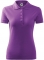Tricou piqué polo, 200 g/m2, pentru femei, violet, Malfini marimea L