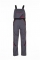 Pantalon cu pieptar, gri inchis / negru / rosu, Highline, Rock Safety  marimea 54
