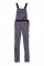Pantalon cu pieptar, pentru femei, gri inchis / negru / rosu, Highline, Rock Safety marimea 50