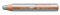 Creion colorat 3 in 1 Woody Stabilo argintiu
