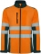 Jacheta soft shell Hi-Vis Antares, pentru barbati, Bleumarin/Portocaliu Fluorescent, Roly  marimea S