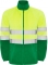 Jacheta din polar Hi-Vis Altair, pentru barbati, Verde Gradina/Galben Fluorescent, Roly   marimea M