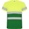 Tricou tehnic Hi-Vis Delta, pentru barbati, Verde Gradina/Galben Fluorescent, Roly marimea S