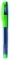 Pix stick cu gel M&G, cu capac ventilat si clips, 0.7mm, 12 pixuri/cutie verde