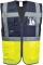 Vesta Warsaw Hi-Vis, galben/navy, Regular, Contrast Executive, Portwest  marimea M