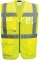 Vesta reflectorizanta Madrid Executive Mesh Portwest, galben marimea M