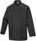 Jacheta bucatar, maneca lunga, negru, regular, Suffolk Chefs, Portwest  marimea L