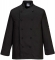 Jacheta bucatar, maneca lunga, negru, regular, Somerset Chefs, Portwest  marimea XS