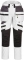 Pantaloni Hi-Vis cu buzunare Holster, alb/gri, regular, DX4, Portwest marimea 28