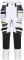 Pantaloni cu buzunare Holster, pentru femei, alb, regular, DX4, Portwest marimea 26