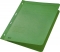 Dosar cu capse, 1/1, carton, 100% reciclat, certificare Blue Angel, A4, cu capse, 170 coli, Leitz verde