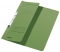 Dosar cu capse, 1/2, carton, 100% reciclat, certificare Blue Angel, A4, incopciat, 170 coli, Leitz verde