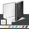 Caiet mecanic  WOW, carton laminat, partial reciclat, certificare FSC, A4, mecanism 4DR, inel 25 mm, Leitz negru