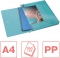 Mapa cu elastic Colour breeze Jumbo, PP, A4, 350 coli Esselte albastru
