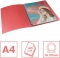 Caiet mecanic Colour Breeze, PP, A4, coperta moale, mecanism 4RR, inel 25 mm Esselte corai