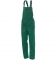 Pantaloni cu pieptar, verde, Eco Line, Rock Safety  marimea 2XL