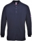 Tricou polo cu maneca lunga ignifug si antistatic , Navy, Portwest marimea M