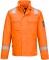 Jacheta de protectie FR cu rezistenta chimica, portocaliu, Portwest marimea 3XL