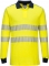 Tricou Polo Hi-Vis rezistent la flacara, galben/navy, regular, PW3, Portwest marimea L