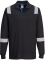 Pulover cu guler Polo, rezistent la flacara, negru, regular, WX3, Portwest marimea L