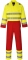 Combinezon Bizflame Work Hi-Vis, galben, regular, Portwest marimea L
