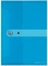 Mapa PP Easy Orga To Go A4 Herlitz albastru transparent